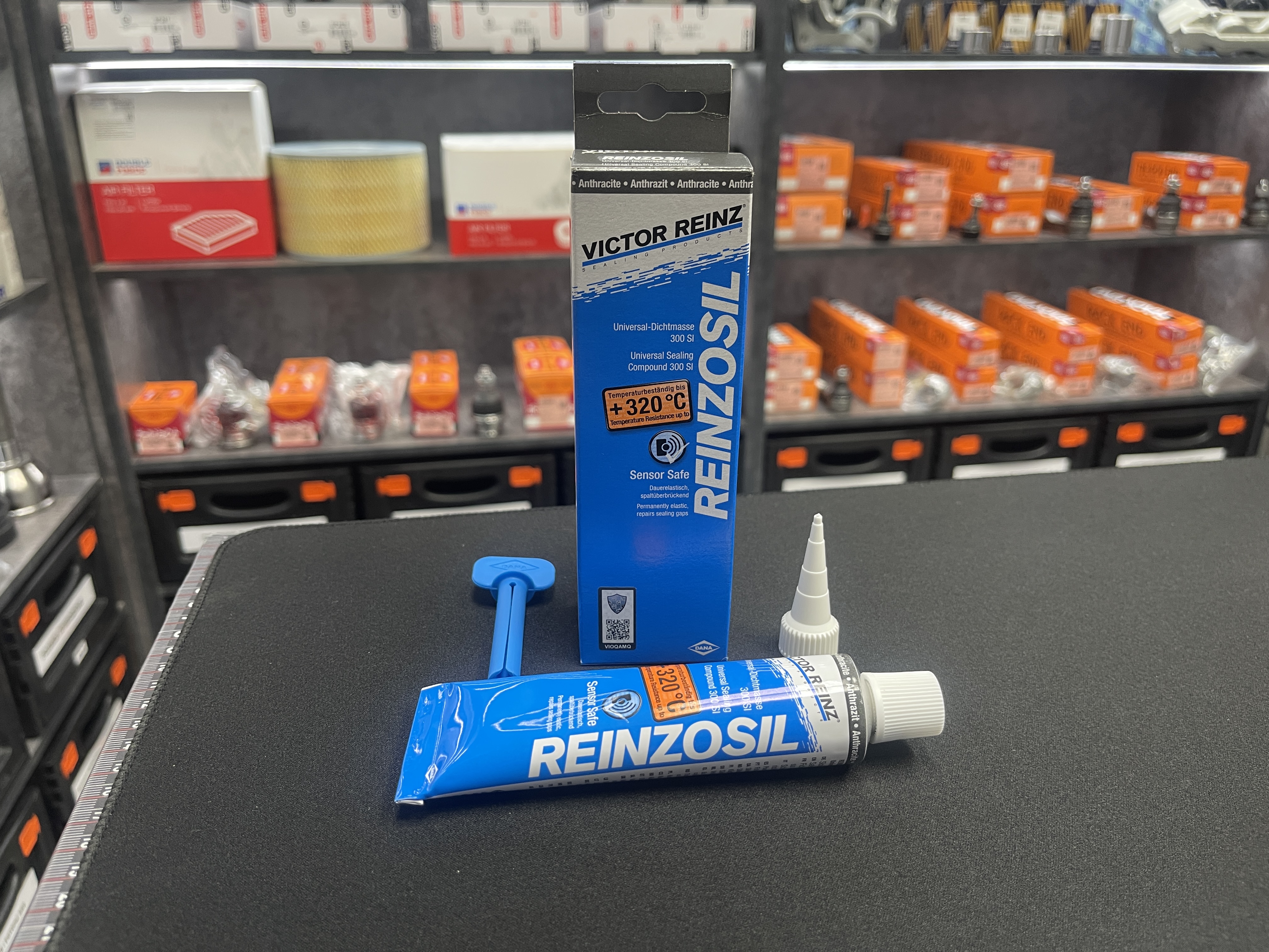 Герметик-прокладка силиконовый 70мл от 50 &deg;С до 300 &deg;С (серый)